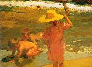 Children on the Seashore, Joaquin Sorolla